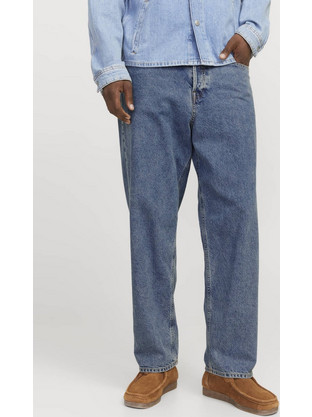 Jack & Jones Alex Ανδρικό Τζιν Παντελόνι Κανονική Εφαρμογή Μπλε 12269484