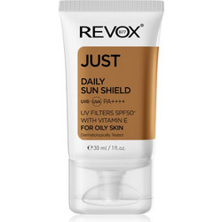 Revox B77 Just Daily Sun Shield For Oily Skin Αντηλιακή Κρέμα Προσώπου SPF50+ 30ml