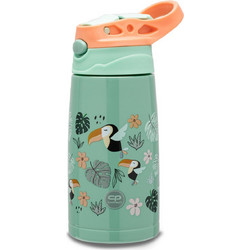 CoolPack Tucan Παιδικό Παγούρι Θερμός Ανοξείδωτο με Καλαμάκι Πράσινο Mint 350ml