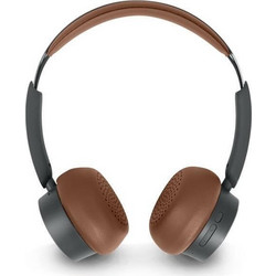 Muse M-271 BO Ενσύρματα & Ασύρματα Bluetooth Ακουστικά On Ear Μαύρα Καφέ