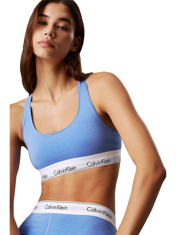 Calvin Klein Μπουστάκι χωρίς Μπανέλα Μπλε F3785E-PWB