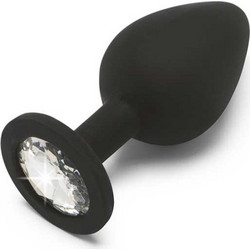 ToyJoy Booty Jewel Πρωκτική Σφήνα Diamond Plug 8cm Μαύρη