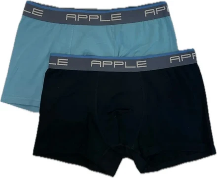 Apple Boxer Ανδρικά Μποξεράκια Σετ 2Pack 0112934-2 VEBLK | BestPrice.gr