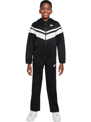 Nike Dri-Fit Παιδικό Σετ Φόρμας Μαύρο Λευκό HQ9316-010