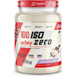 Immortal Nutrition 100% ISO Whey Zero Vanilla Blueberry Πρωτεΐνη Ορού Γάλακτος Γράμμωσης Χωρίς Λακτόζη 700gr