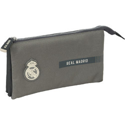 Safta Real Madrid C.F. Κασετίνα με 3 Θήκες Γκρι 812524744