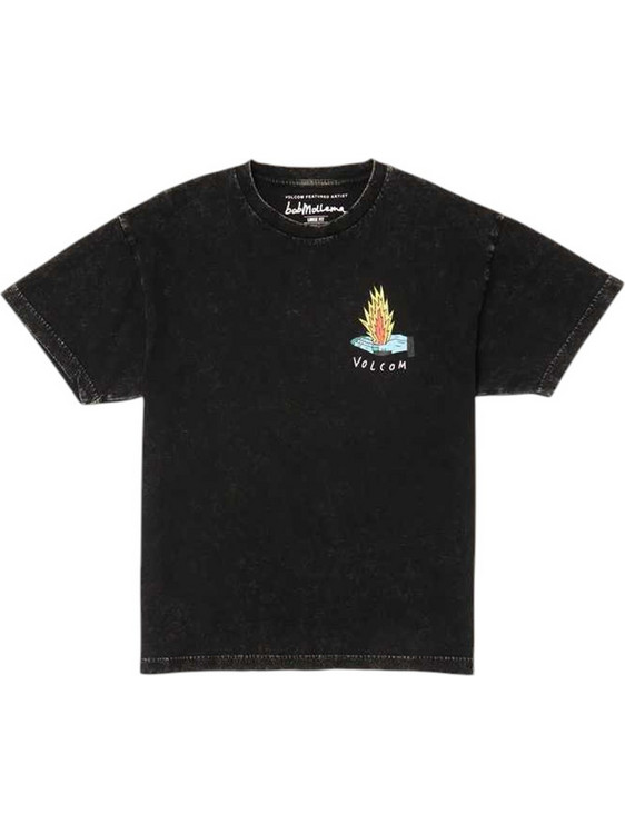 Volcom Παιδικό T-Shirt Κοντομάνικο Μαύρο HA448VB8-WSB