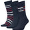 Tommy Hilfiger Ανδρικές Κάλτσες Ψηλές με Σχέδια Navy Μπλε 3Pack 701235376-001