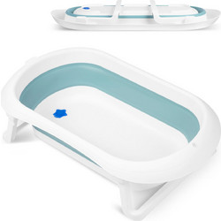 Ricokids RK-281 Αντιολισθητικό Πτυσσόμενο Μπανάκι Μωρού Γαλάζιο