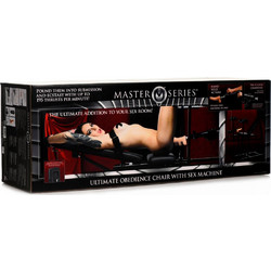 Master Series Obedience Chair with Sex Machine Έπιπλο Sex