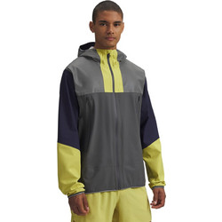 Under Armour Αθλητικό Ανδρικό Μπουφάν Softshell Αδιάβροχο Γκρι 6007087-025