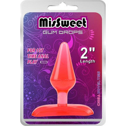 Chisa Novelties Mis Sweet Πρωκτική Σφήνα 6.6cm Κόκκινη