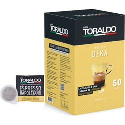 Caffe Toraldo Κάψουλες Espresso Deka Συμβατές με Μηχανή E.S.E Pod 50τμχ
