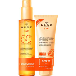 Nuxe Tanning Oil SPF50 150ml + After Sun Lotion 100ml