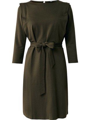 Mexx Midi Βραδινό Φόρεμα Χακί MF006302043W