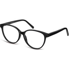Sunoptic CP107 Γυναικείος Σκελετός Γυαλιών Οράσεως Κοκάλινος Μαύρος