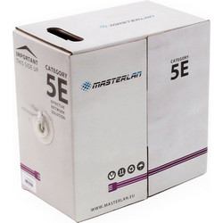 Masterlan U/UTP Cat.5e Καλώδιο Δικτύου Ethernet 1m Blue UTP5E24LS-MS-M