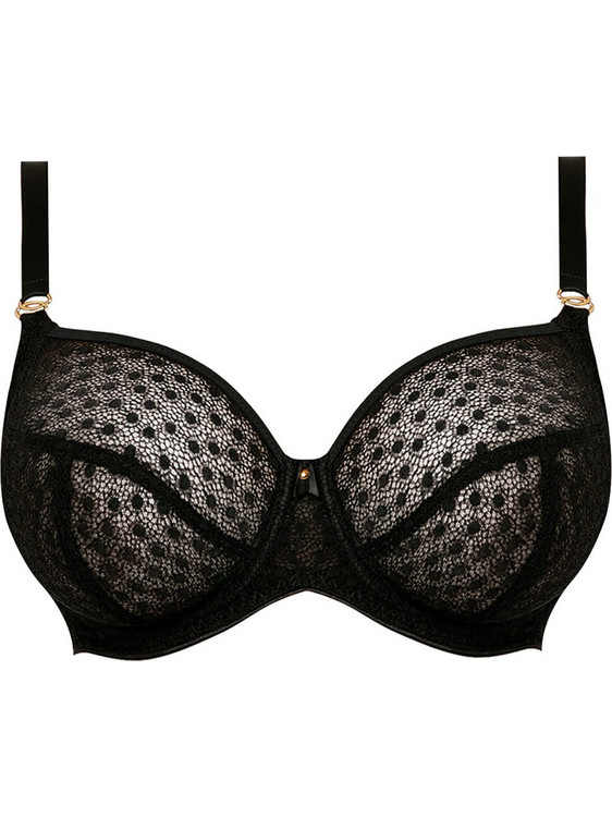 Freya Σουτιέν Balconette με Μπανέλα Μαύρο AA5201-BLK