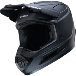 Kenny MX Performance Solid Black Κράνος Μηχανής Motocross 1250gr