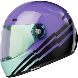 John Doe JD/ONE Spectral Purple Κράνος Μηχανής Full Face