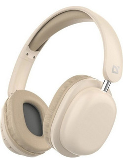Defender B640 Ενσύρματα & Ασύρματα Bluetooth Ακουστικά Over Ear Μπεζ