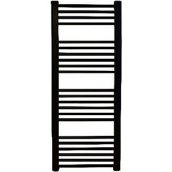 Splendid Elegant Round Πετσετοκρεμάστρα Μπάνιου Καλοριφέρ 1200x500mm 670kcal/h Μαύρη