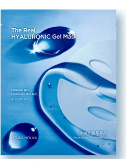 Holika Holika The Real Hyaluronic Gel Sheet Μάσκα Προσώπου για Ενυδάτωση με Υαλουρονικό 35gr