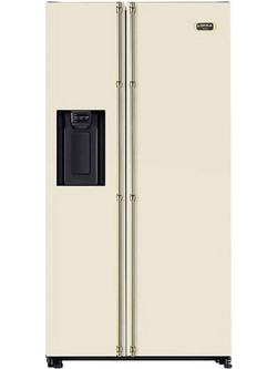 Lofra GFRBI917 Retro Ψυγείο Ντουλάπα 635lt Full No Frost Υ178xΠ91.2xΒ71.6cm Μπεζ/Gold