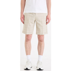 Celio Ανδρική Βερμούδα Chino Εκρού Gocheckbm