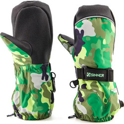 Sinner Timber Αδιάβροχα Παιδικά Γάντια Σκι & Snowboard Πράσινα