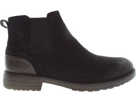 U.S. Polo Assn. Ανδρικά Chelsea Μποτάκια Suede Μαύρα SERGE002-BLK