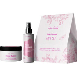 Life Roots Pink Gardenia Calming & Relaxing Hair & Body Mist 150ml + Nourishing & Calming Body Butter 250ml