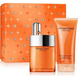 Clinique Happy For Men Cologne 100ml + Hair & Body Wash 200ml