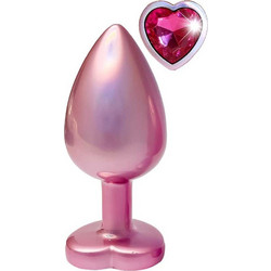 Dream Toys Gleaming Love Large Πρωκτική Σφήνα Diamond Plug 9.5cm Ροζ