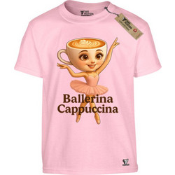 Takeposition Ballerina Cappuccina Παιδικό T-Shirt Κοντομάνικο Ροζ 806-1429