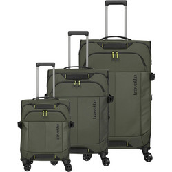 Travelite Briize 91040-86 Σετ Βαλίτσες 3τμχ Χακί
