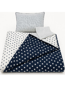 Beboulino Stars Σετ Κούνιας White/Navy Blue 4τμχ