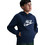 Nike Παιδικό Φούτερ με Κουκούλα Navy Μπλε Ασημί IH2874-410