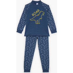 Pretty Baby Παιδική Πιτζάμα Βαμβακερή Χειμωνιάτικη Navy Μπλε BABY63813