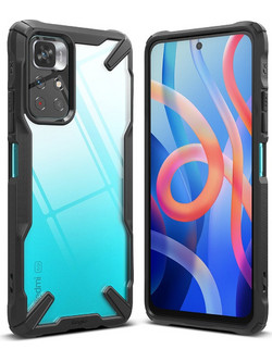 Ringke Fusion X Back Cover Black (Xiaomi Redmi Note 11T / Poco M4 Pro)