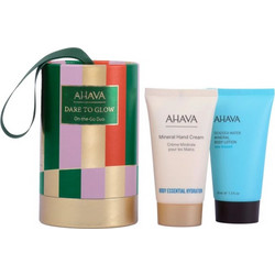 Ahava On The Go Mineral Hand Cream 40ml + Mineral Sea-Kissed Body Lotion 40ml
