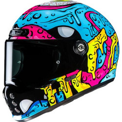 HJC V10 Squeeze MC28 Blue Pink Κράνος Μηχανής Full Face 1380gr