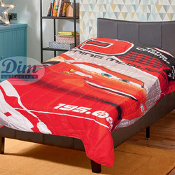 Dimcol Παιδικό Κουβερλί Μονό Microfiber 160x250 Cars 04 Κόκκινο