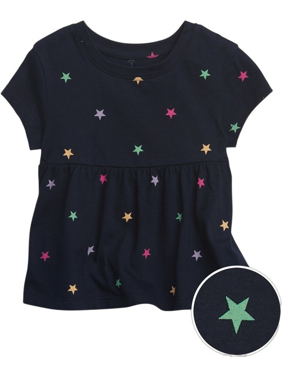 Gap Παιδικό T-Shirt Κοντομάνικο Μαύρο 536125003