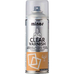 Minos Spray Σπρέι Βερνίκι Satine 400ml