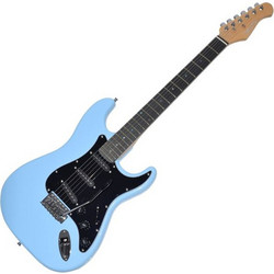 Memphis STM 33 Ηλεκτρική Κιθάρα 4/4 ST Style με Μαγνήτες SSS Blue