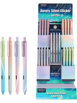 Writech Ombre Στυλό Gel 0.7mm 72τμχ