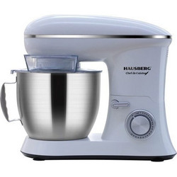 Hausberg HB-7622AB Κουζινομηχανή 1600W με Ανοξείδωτο Κάδο 6.5lt