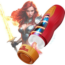 Shots Masturs Solara Fire Sorceress Masturbator Red