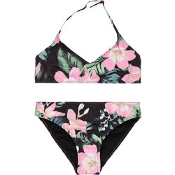 Roxy Παιδικό Μαγιό Bikini Set για Κορίτσι Μαύρο Ροζ ERGX203630-KVJ9